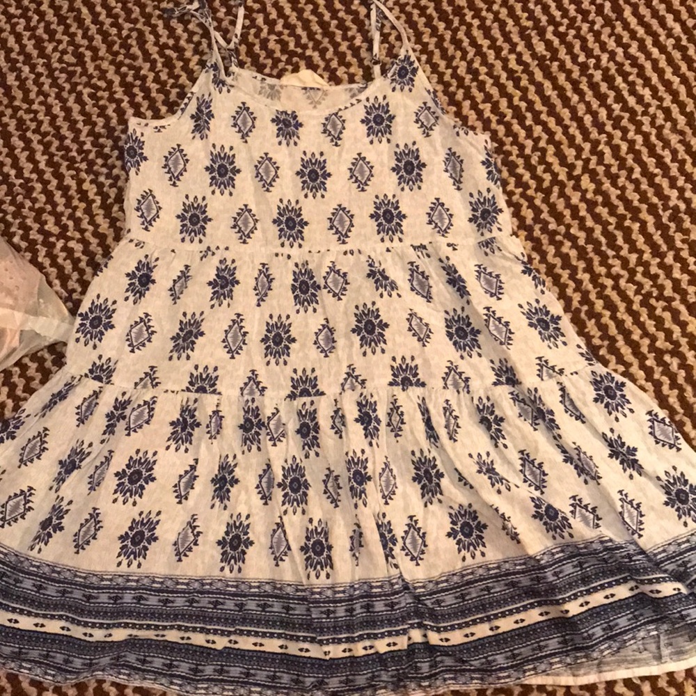 Beach cover up/ mini dress